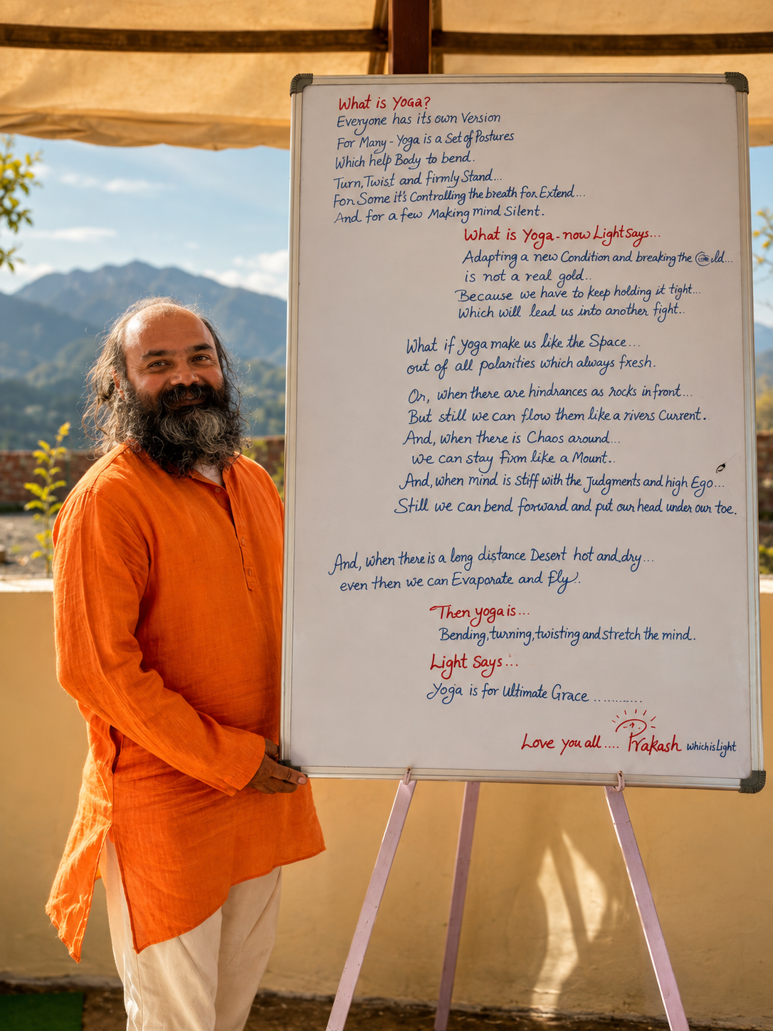 Prakash, Triguna Yoga teacher