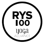 Yoga Alliance RYS 100 badge